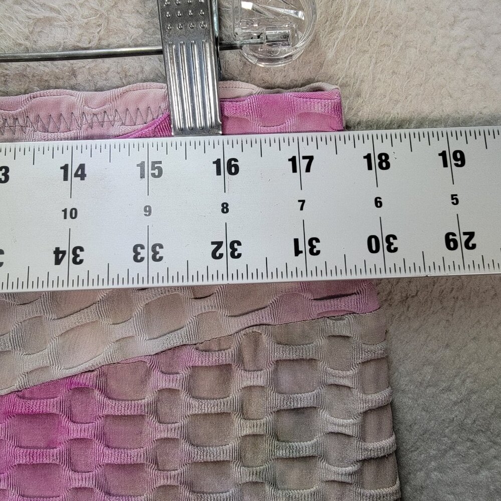 Bae City Pink Tie Dye Scale Pull On Bubble Butt Tik Tok Loungewear Leggings - Picture 5 of 16